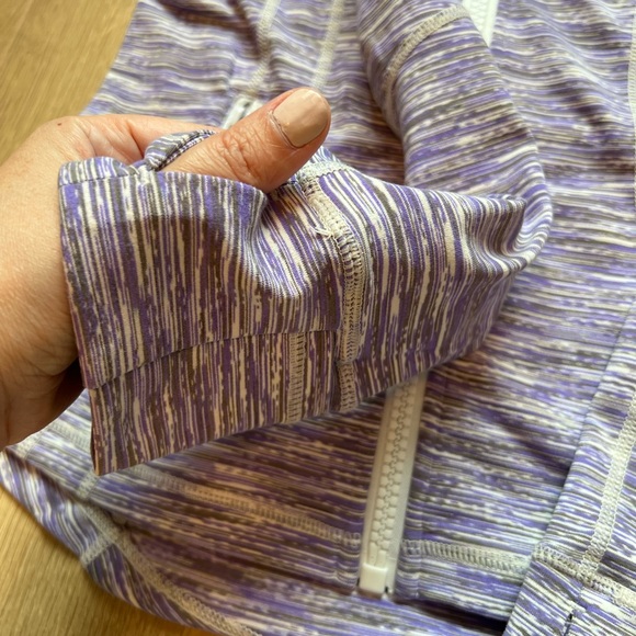 Purple Lululemon Zip Up Jacket Sz 8 - Picture 3 of 6